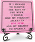 Pink Office Decor - If I manage to survive this week, I would like my straight jacket to be in Hot Pink & Sparkle