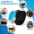Seat Cushion for Office Chair, Anti-Slip Bottom & Removable Cover, Memory Foam Tailbone Pain Relief Cushion in Black