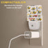 ENUIEO Tractor Night Light, Construction Machines Night Lights Plug Into Wall with Dusk To Dawn Sensor Wall Lamp