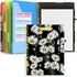 Sooez Clipboard Folio with Refillable Notepad, Clipboard Folder with 10 Storage Pockets for Letter Size, Cute Portfolio