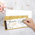 5 Set Christmas-001-5 Lesixur Golden Plane Tickets Surprise Trip Reveal Surprise Destination Revealed Card, Boarding