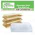 (100) EcoQuality Small Compostable Sushi Trays with Lids - Natural Sugarcane Bagasse Take Out Sushi Container