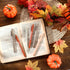 Sayglossy 200 Sets Thanksgiving Gifts Bulk Thanksgiving Party Favors Fall Ballpoint Pen Autumn Greeting Thank You Poem