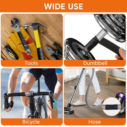 36FT Self-Fusing Silicone Tape, Waterproof Tape for Leaks, Heavy Duty Hose Leak and Cable Winding Insulation