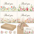 Noveread 100 Pack Wildflower Thank You Cards with Envelopes and Stickers 4 x