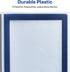 Avery Flexi-View 3 Ring Binder, 1 Inch Round Rings, 1 Blue Binder (17607)