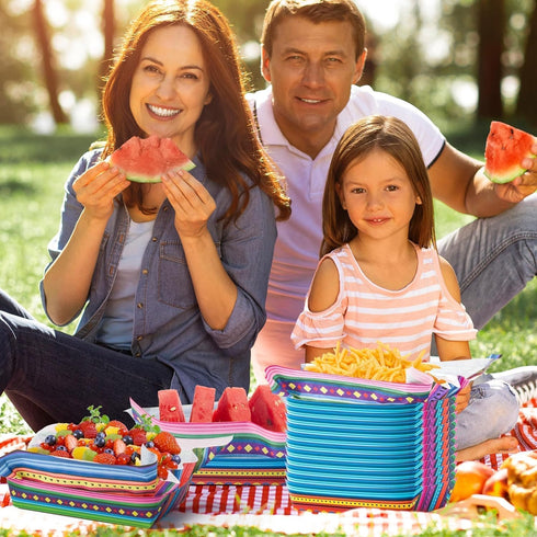 120Pcs Mexican Taco Nights Food Trays Mexican Wax Paper Deli Nacho Popcorn Assembled Trays Snack Candy Holder