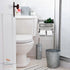 Country Autumn Alley Farmhouse Galvanized Toilet Paper Holder with Shelf Durable Wall Mount Tissue Paper Holder