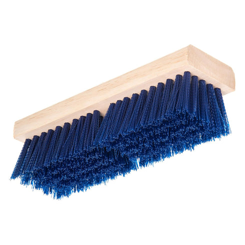 36193P14 10" Carlisle FoodService Products Blue Color, Polypropylene Deck Scrub Brush