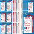 Cholemy 48 Sets Valentine Day Gifts Sets Include Motivational Ballpoint Pen with