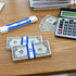 ESSENTIAL 100 7.5 1.15 Inches, ($100 Pcs Currency Straps - Bill Wrappers, x Money Bands to Organize Bills, ABA Standard