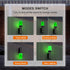 Hompavo Upgraded LED Flame Light Bulbs, Green Flickering Effect, E26 Flame Bulb for Home Halloween, St. Patrick's Day,