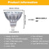 ALIDE MR16 LED Bulbs 6 Pack, 5W 2700K Soft Warm White, 60 Wide Beam Angle, Low Voltage 12V GU5.3 Bulb Spotlights for
