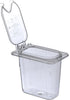 Carlisle FoodService Products 3068807 Plastic Food Pan, 1/9 Size, 6 Inches Deep, Clear