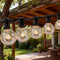 Abeja 25Ft Outdoor Patio String Lights, G40 Outdoor Globe String Lights with