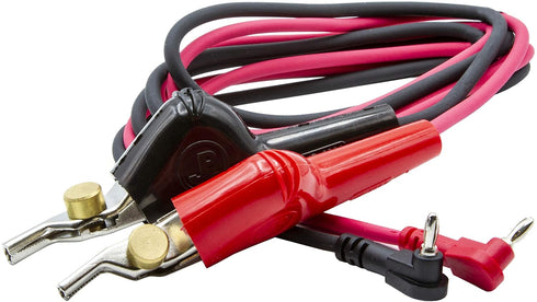 Triplett Universal 42" Test Leads with Mini Banana to Angled Bed of Nails Clips, 79-695