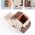 MOKANI Pen Pencil Holder with Phone Stand, Multifunctional Elephant Shaped Desk Organizer Desk Decor Elephant Gifts