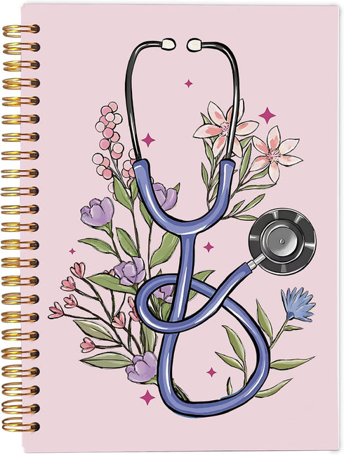 Stethoscope Medical Notebook Journal, Doctor Nurse Notebook, Medical Student Gifts, Future Nurse