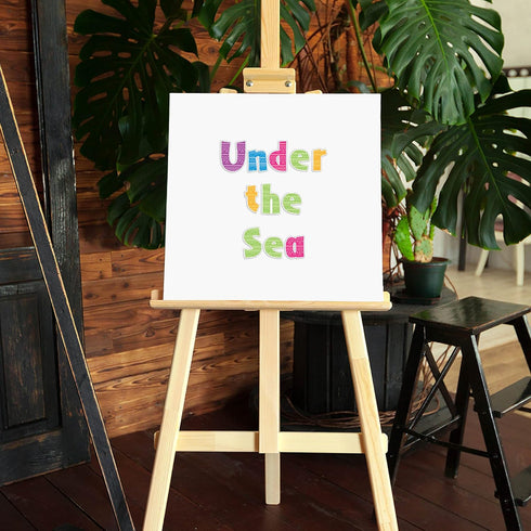 Barker Creek Letter Pop-Outs, 4" Kai Ola Sea Life Multicolor Designer Letters for Bulletin Boards and Displays