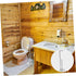 Sturdy Vertical Paper Towel and Toilet Roll Holder for Bathroom