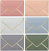 Invitation Envelopes, 60-Pack 4x6, Gold Foil Bordered Colored Envelopes, A4, 4 1/4 x 6 1/4 Inches