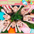 Batiyeer 50 Pcs Silicone Charm Bracelet for Kids, Adjustable Colorful Rubber Wristbands 7.08 Inch for School Party