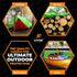 Xpose Safety 10' x 16' Green Poly Tarp - Durable, Water Resistant, 5 Mil Thick Polyethylene Cover