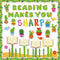 gisgfim Cactus Reading Bulletin Board Decorations Set Classroom Craft School Library Home Wall Decor