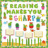 gisgfim Cactus Reading Bulletin Board Decorations Set Classroom Craft School Library Home Wall Decor