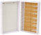 Heathrow Scientific HD15989E White Cork Lined 25 Place Microscope Slide Box, 5.5" Length x 3.5" Width x 1.24" Height