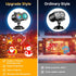 Fussion 4-Large 29 2 1 Pattern Halloween Christmas Projector Lights Outdoor, Effects Holiday Projector Light Outdoor