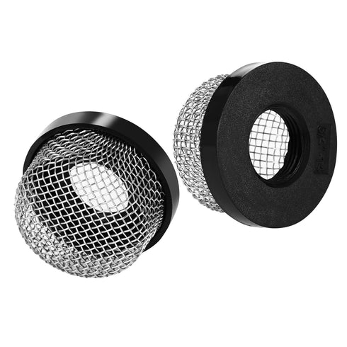 4 Pack Stainless Steel Mesh Strainer, 3/4"-14 Aerator Screen, Compatible with Livewell Pump, Industrial Plumbing Inline, Garden Washers, and Baitwell, Enhancing Filtering and Aeration