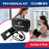 Set 2-Pack Deluxe Aneroid Sphygmomanometer Blood Pressure Monitor Adult Cuff, Carrying Case & Calibration Tool High