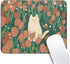 Cute Cat Square Mouse Pad, Aesthetic Anime Cat Mouse Pads for Wireless Mouse, 10"X8" with Non-Slip Rubber Base