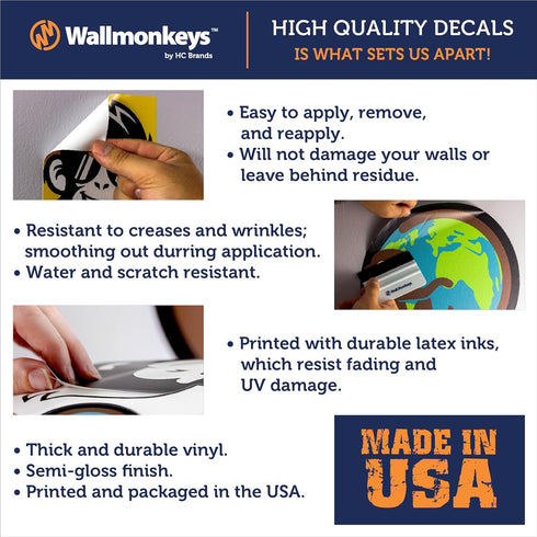 (36 24 WM139885 Wallmonkeys Yogurt and Berries Wall Decal Peel and Stick Graphic in W x in H)