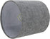 Aspen Creative 31191A 5" 5" 5" Small Clip-On Drum Lamp Shade in Grey, Top x Bottom x Slant Height, for Chandeliers