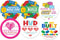Tickle Bellies Personalized Valentine Stickers for Kids Classroom Exchange Building Blocks Theme Custom Name