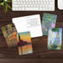 Elan Publishing Company Field Notebook, 5"x8", MONET Patterns, Lined Memo Book, Pack of 5