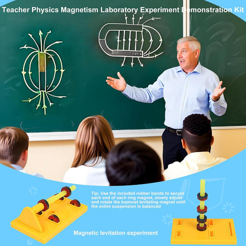 Set EXBEPE Large Science Lab Magnet Kit Physics Electromagnet Experiment for School Education Science Experiment Tools