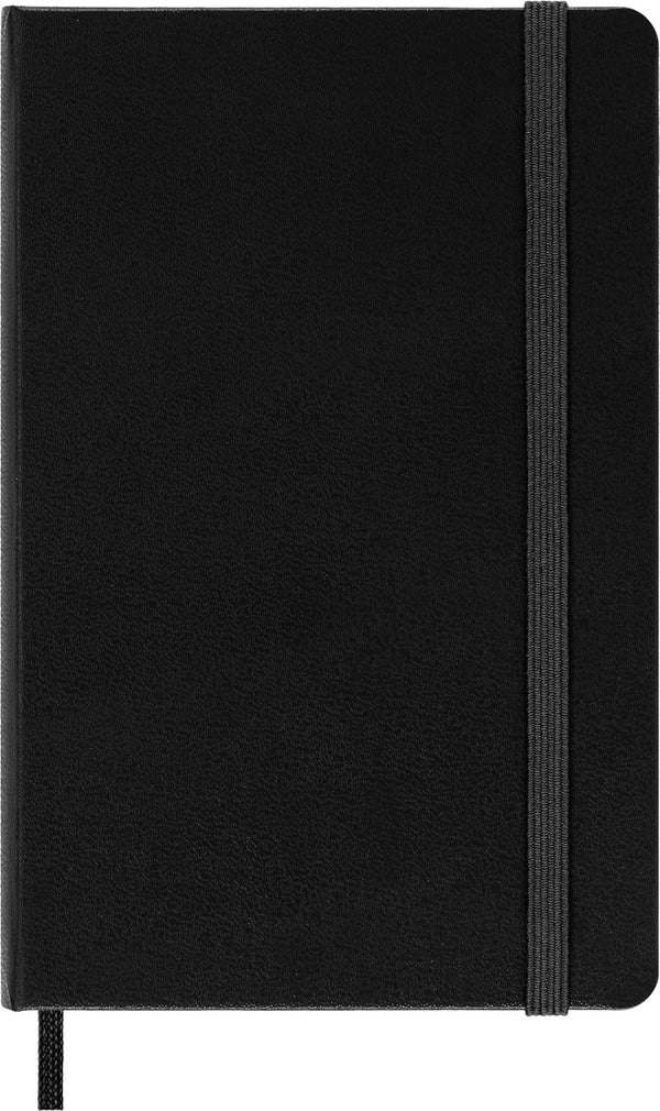Moleskine Classic Notebook: Hard Cover, Pocket (3.5" x 5.5") Squared/Grid, Black, 192 Pages