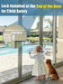 Sliding Door Lock Window Locks for Patio Sliding Glass Door Foot Locks for Front Door Security Bar Stoppers Top