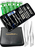 New Premium Stainless Steel Biology Lab Dissection Kit Set, Scalpel Knife Handle, Blades, Forceps, Scissors