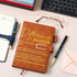 Chuangdi 6 Sets A5 set Difference Maker Gifts Employee Appreciation Gifts Bulk Leather Journal Notebook with Metal