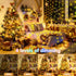 203FT in,600 8 KNONEW Outdoor Christmas Fairy Lights Plug LED String Lights Outdoor Waterproof Modes Memory Times