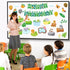 Sepamoon 35 Pcs Happy Birthday Posters, Safari Jungle Animals Bulletin Board Set for Classroom Birthday Decoration