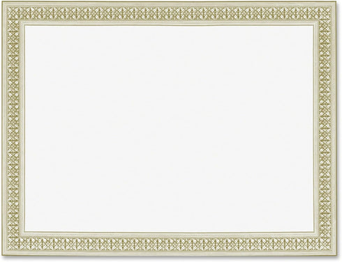 Royal Consumer Geographics Flourish Premium Certificates, 12/Pack (45492), Gold Foil, 8.5 x 11"