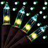 100 23ft Clear Mini Brown Wire Christmas Lights Incandescent Waterproof UL Certified Fairy String Lights for Outdoor