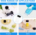 20ml Clear Glass Vials with Screw Caps and Plastic Stoppers, 20PCS Leak-Proof Liquid Storage