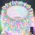 LAMPHOME 46ft 500 LED Easter String Lights Plug in, Pastel Twinkle Fairy