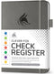 Clever Fox Check Register Book - Deluxe Transaction Register, Accounting Ledger Book, Checkbook Register & Checking